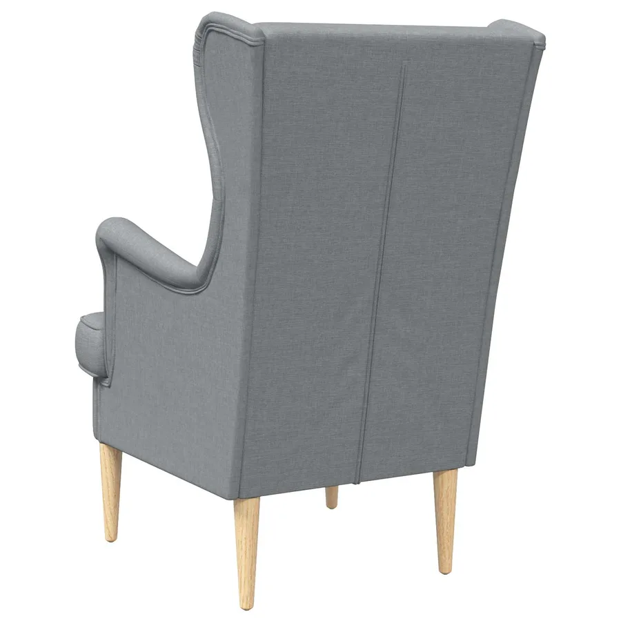 fauteuil Gris clair tissu - 6