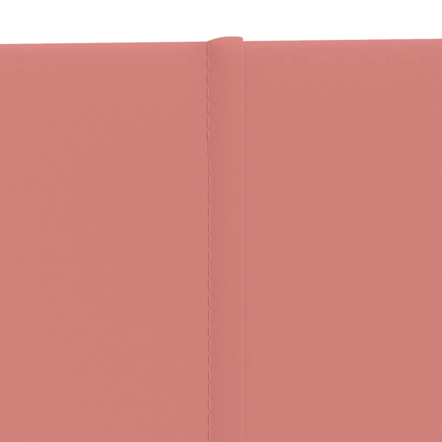 Tête de lit murale 12 pcs Rose 90 x 15 cm Velours - 5