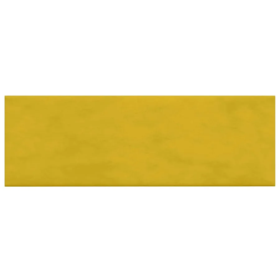 Tête de lit murale 12 pcs Jaune Velours - 2