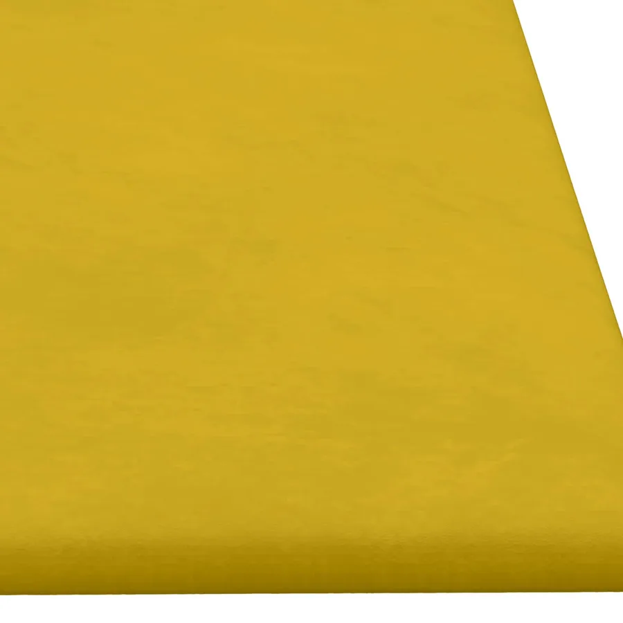 Tête de lit murale 12 pcs Jaune Velours - 4