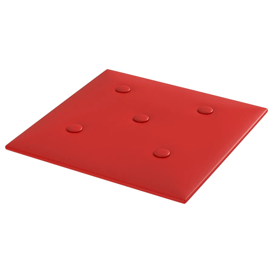 Tête de lit murale 12 pcs Bordeaux 30 x 30 cm Simili cuir - 2