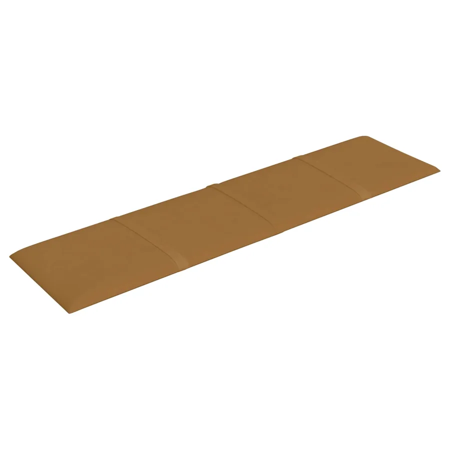 Tête de lit murale 12 pcs Marron 60 x 15 cm Velours - 2