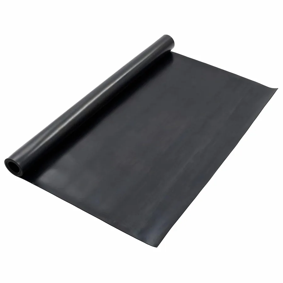 Tapis de sol Noir 1,2 x 2 m Caoutchouc