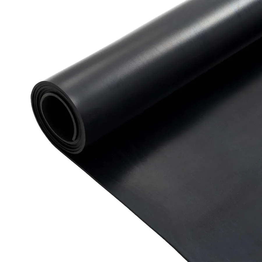 Tapis de sol Noir 1,2 x 2 m Caoutchouc - 3