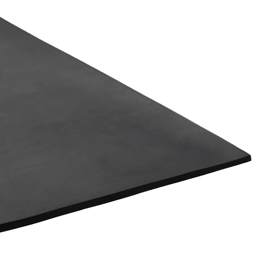 Tapis de sol Noir 1,2 x 2 m Caoutchouc - 4