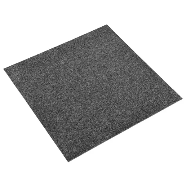 Tapis 20 pcs Anthracite 50 x 50 cm 100% Polypropylène