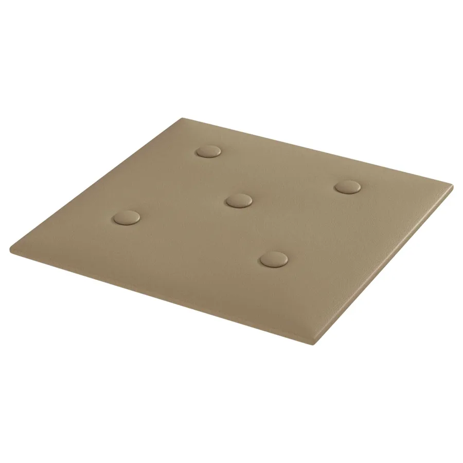 Tête de lit murale 12 pcs Cappuccino 30 x 30 cm Simili cuir - 2