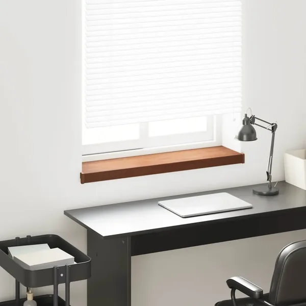 Appui de fenêtre Bois marron 100 x 25 x 4,5 cm PVC
