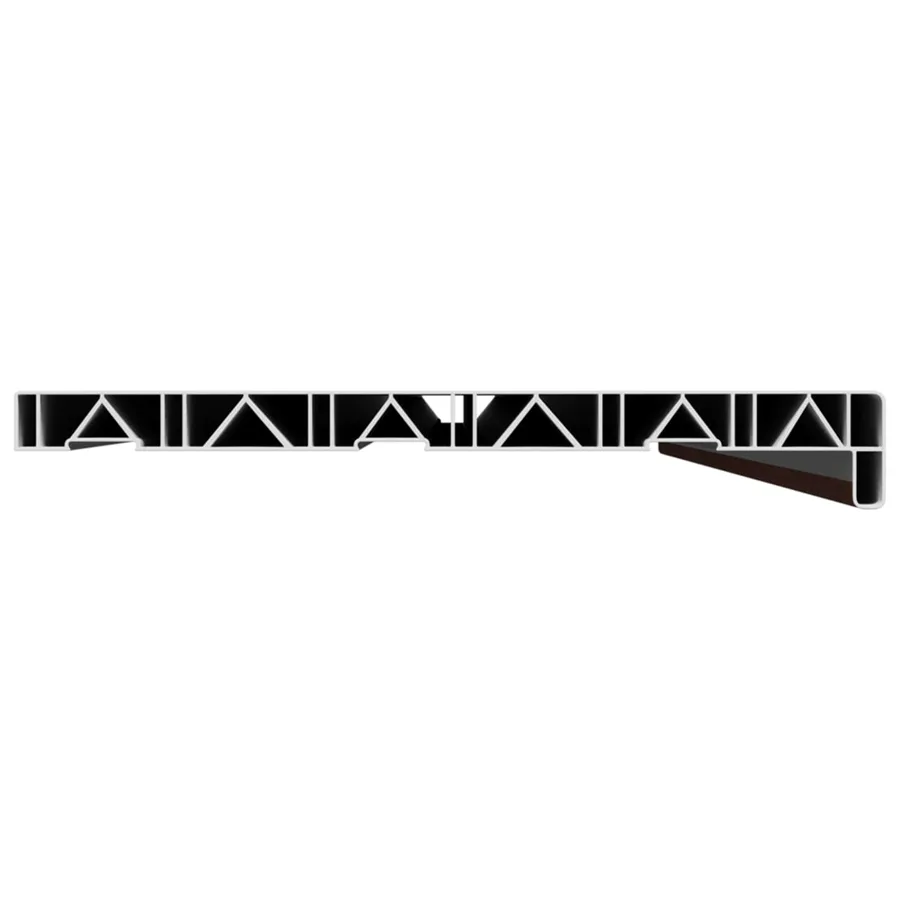 Appui de fenêtre Bois marron 120 x 35 x 4,5 cm PVC - 4