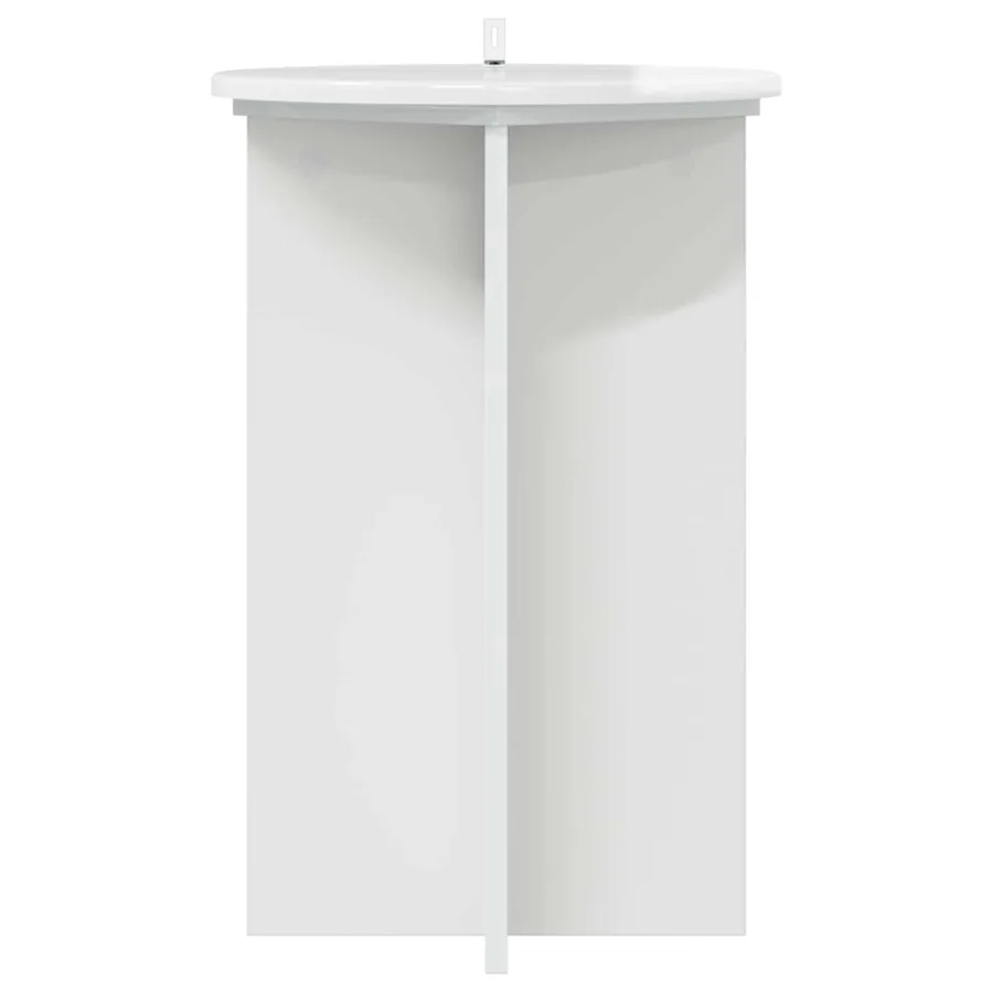 Support de Plante 2 pcs Blanc brillant Ø40 x 60 cm - 6