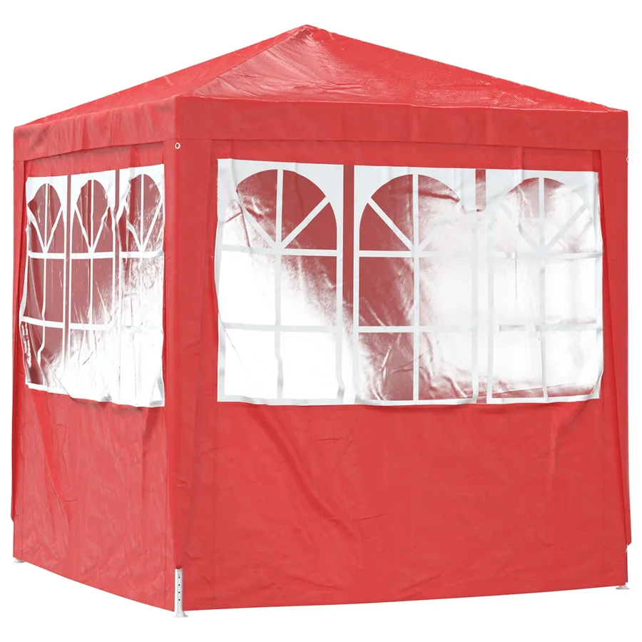 Tente de fête Rouge 200 x 200 x 240 cm PE et acier - 6