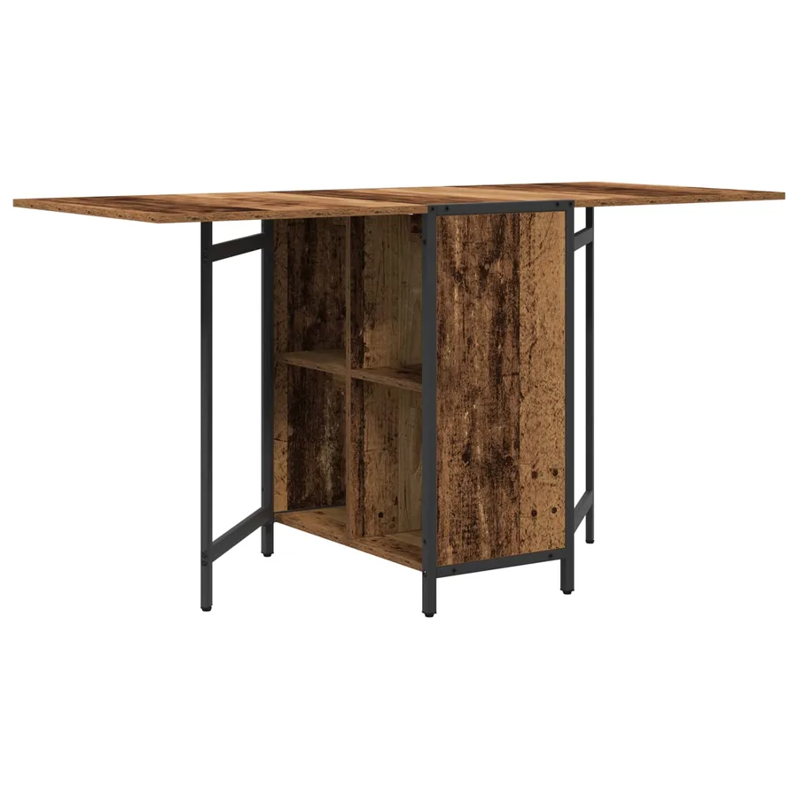 Table à dîner 144 x 60 x 75 cm Bois d'ingénierie Bois ancien - 2