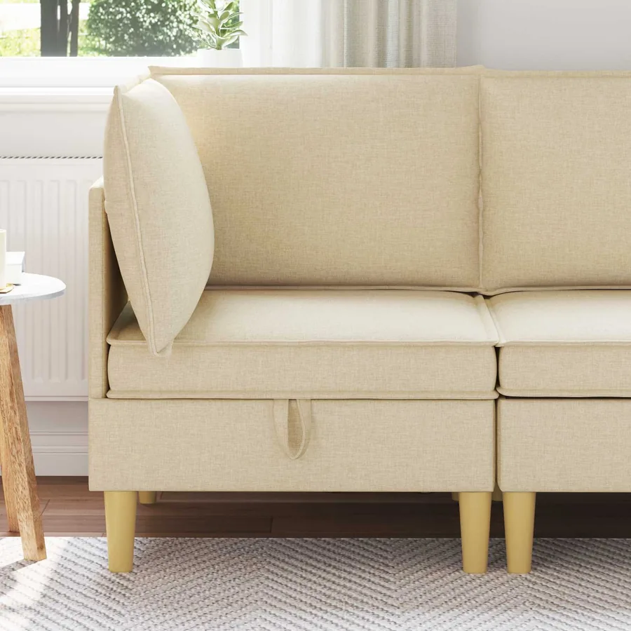 Sofa avec rangement Tissu