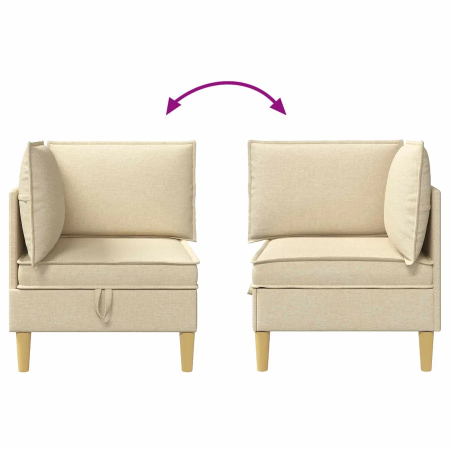 Sofa avec rangement Tissu - 10