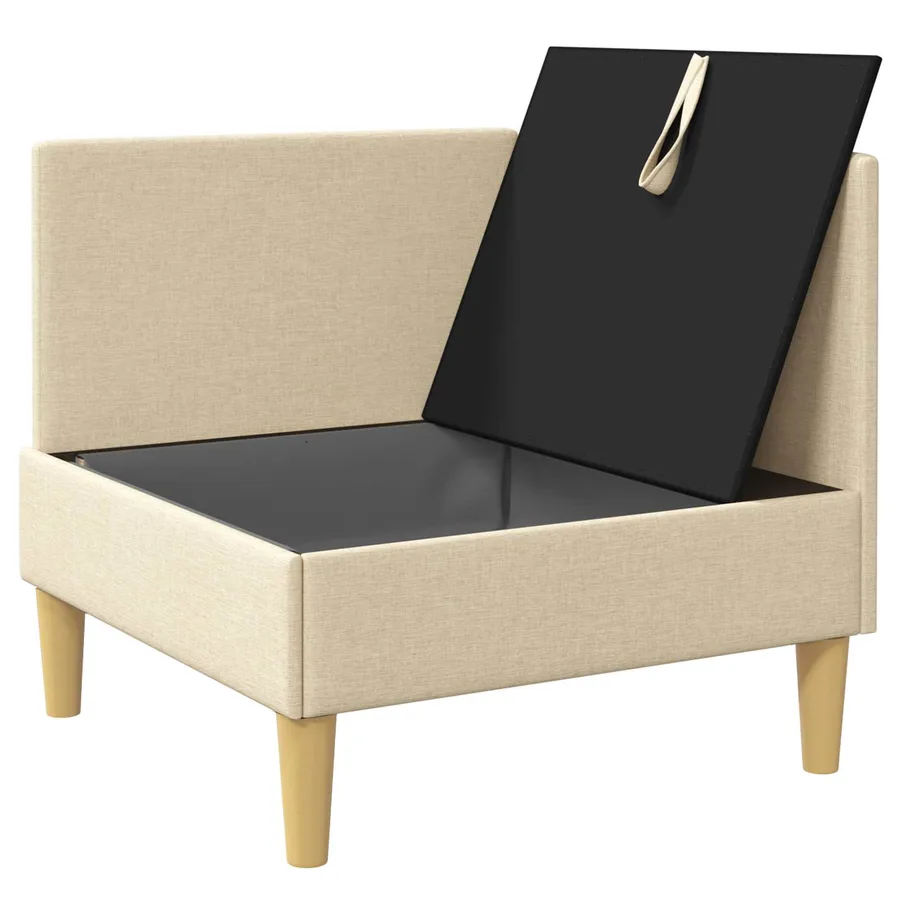 Sofa avec rangement Tissu - 4