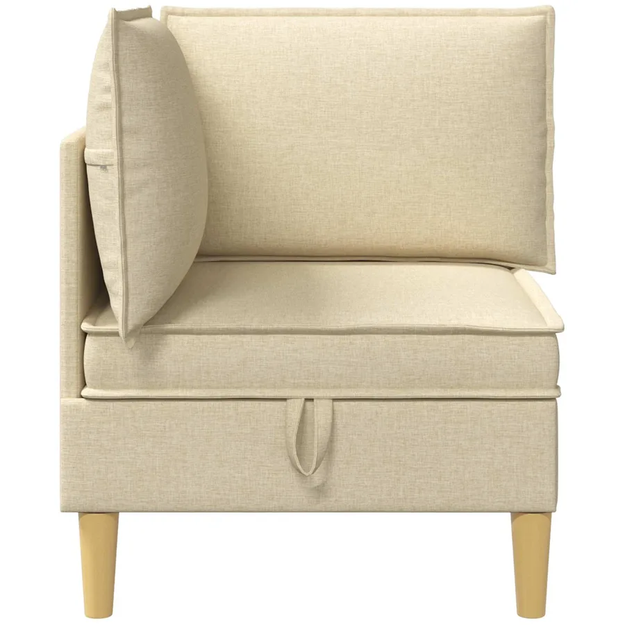 Sofa avec rangement Tissu - 5