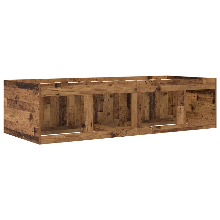 Cadre de lit avec rangement avec tiroir Bois ancien 80 x 200 cm - 5
