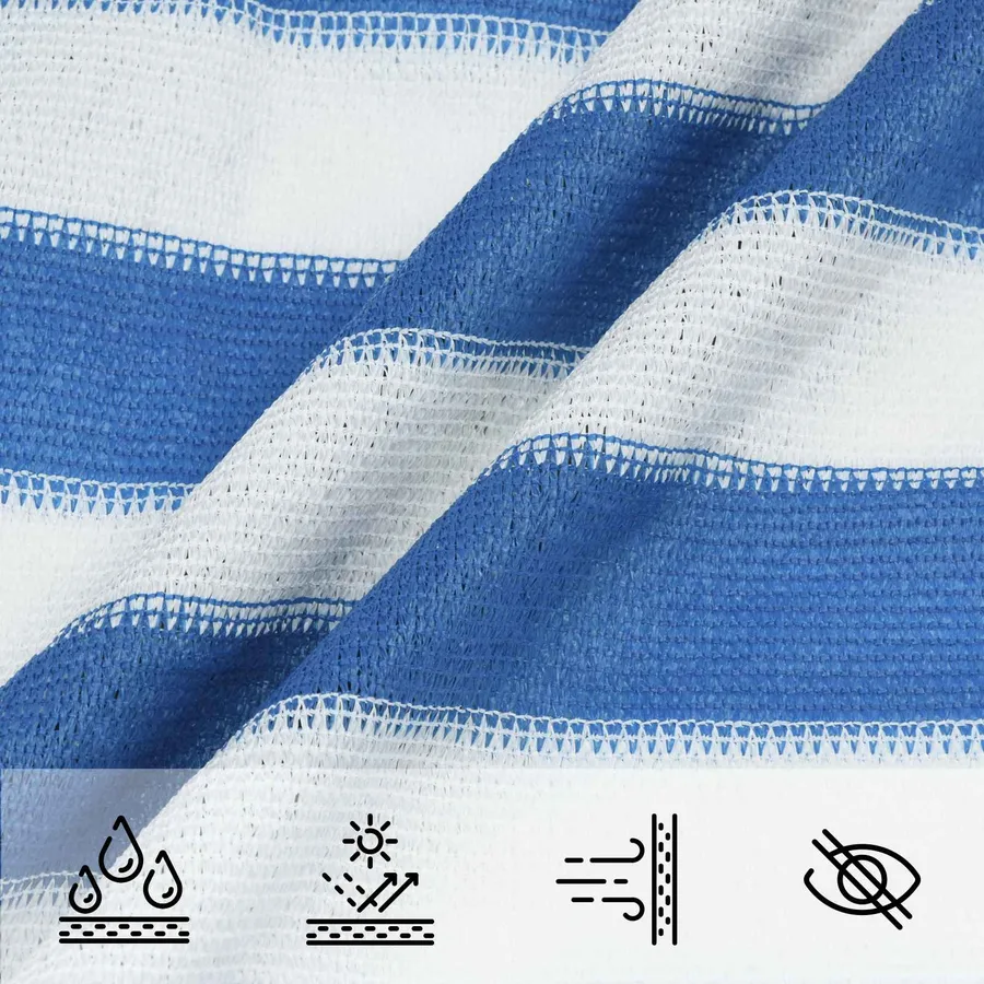 Voile d'ombre 3,5 x 3,5 x 4,9 m HDPE - 4