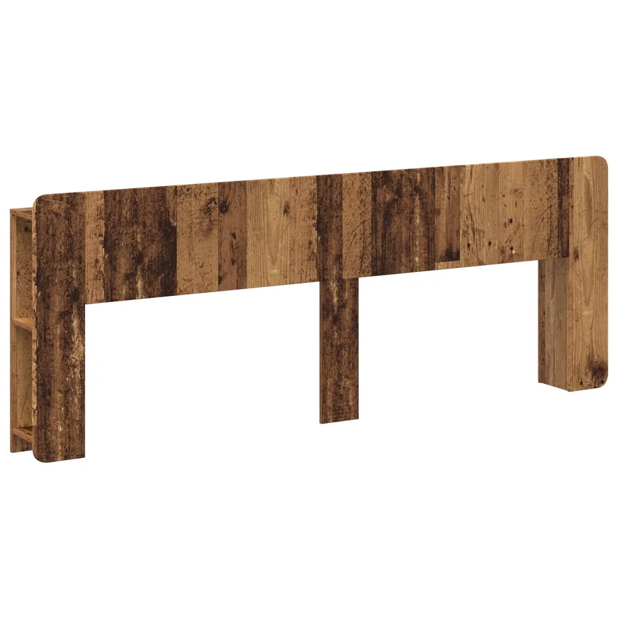 Cabinet de Tête de Lit Bois ancien Bois d'ingénierie - 2
