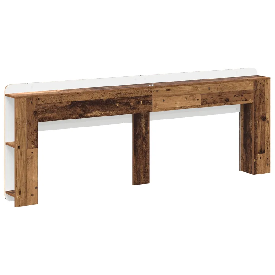 Cabinet de Tête de Lit Bois ancien Bois d'ingénierie - 7