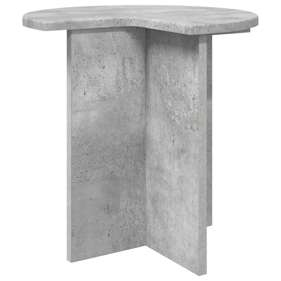 Table d'appoint Gris béton Ø 39 x 38 cm Bois d'ingénierie - 2