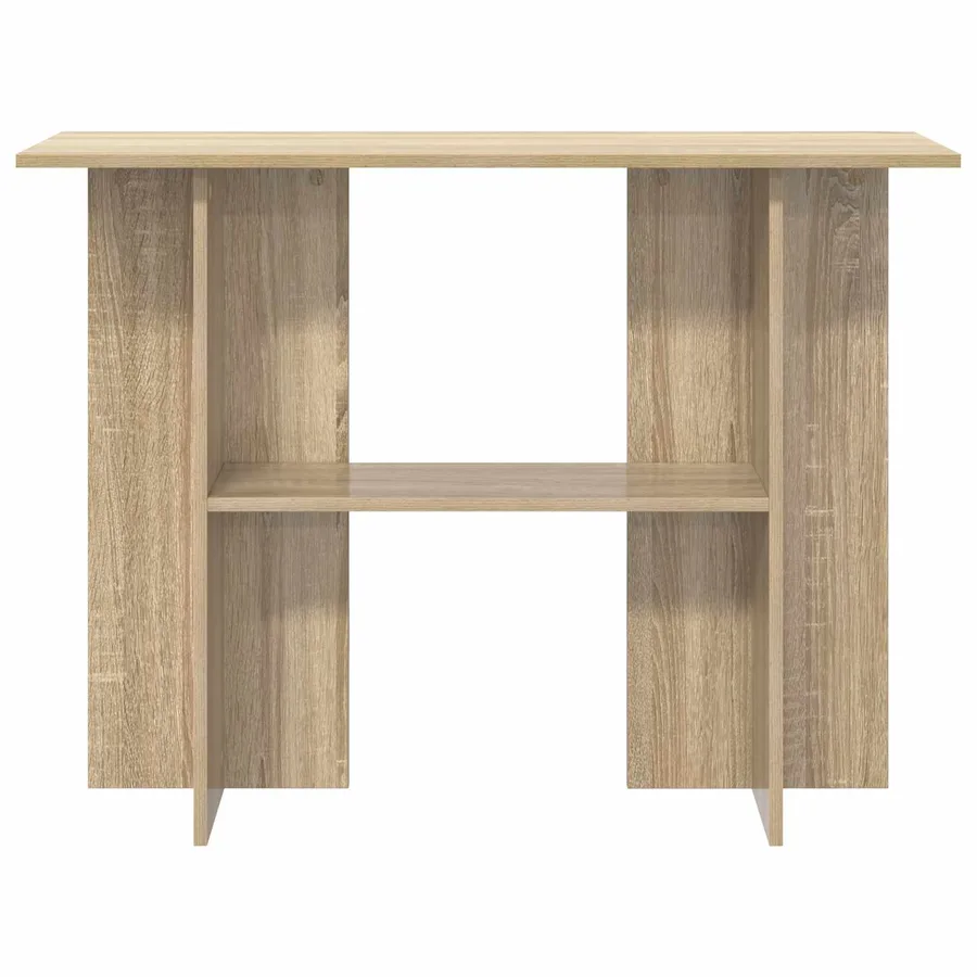 Table console Chêne Sonoma 100 x 30 x 75 cm Bois d'ingénierie - 5