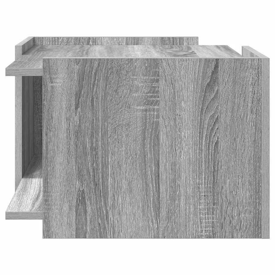 Table basse Sonoma gris 50,5 x 50 x 33 cm Bois d'ingénierie - 6