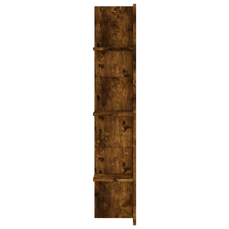 Meuble TV chêne fumé 152x22x113 cm bois d'ingénierie - 5