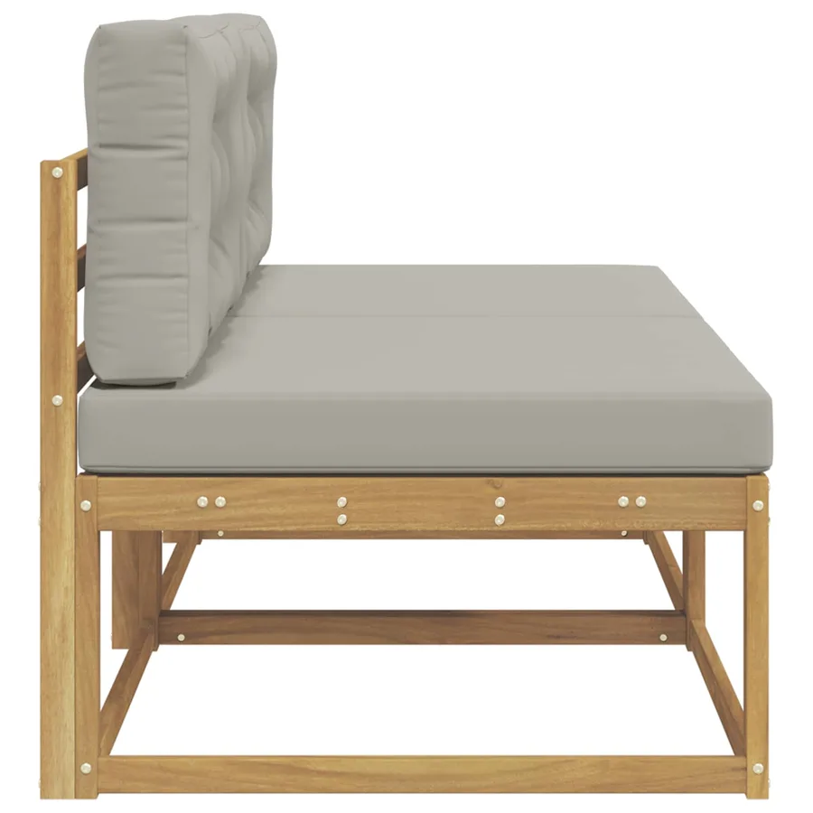 2 Pièce Sofa de milieu extérieur Polyester Blanc - 4