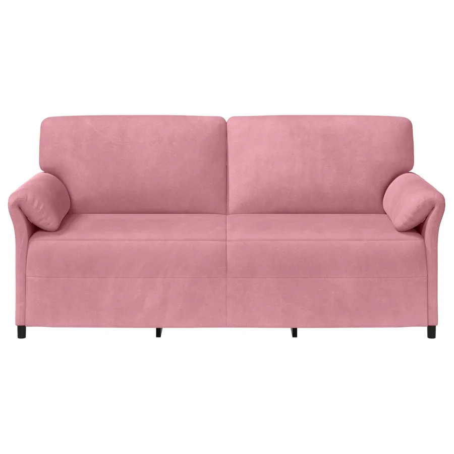 Sofa 3 places Rose 198 x 83 x 95 cm Velours - 3