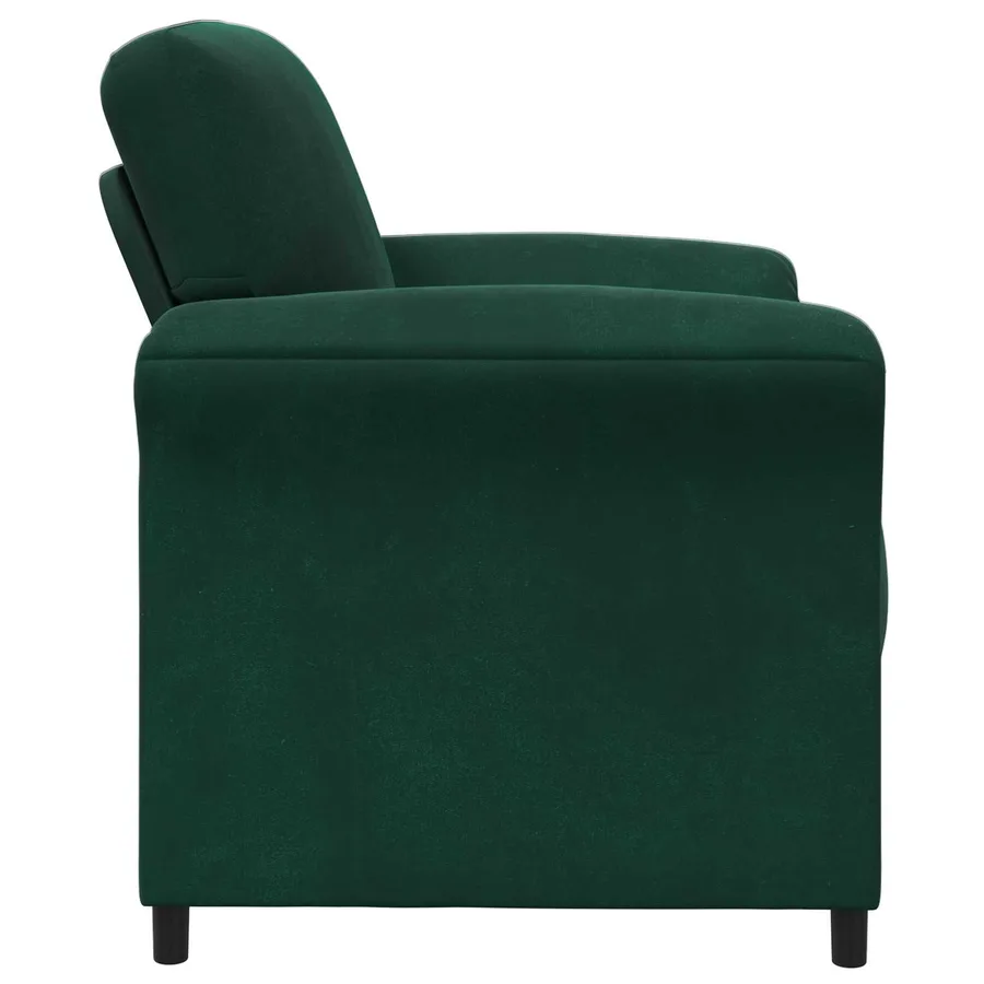 Canapé 1 place Vert foncé 88 x 83 x 95 cm Velours - 4