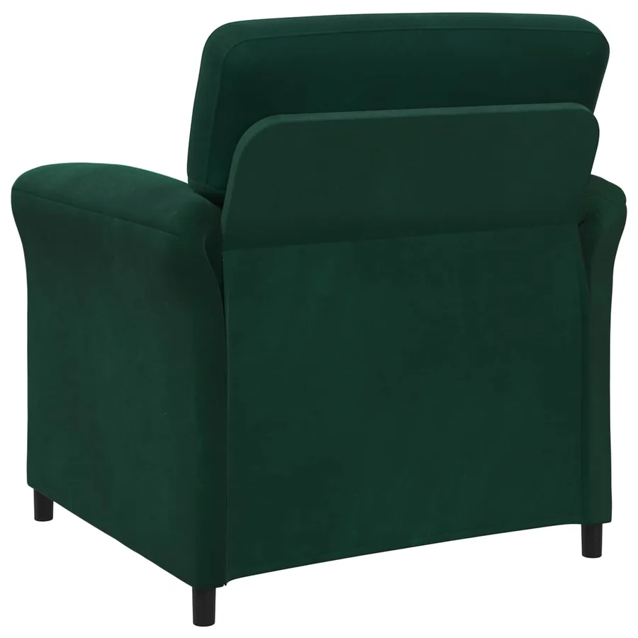 Canapé 1 place Vert foncé 88 x 83 x 95 cm Velours - 5