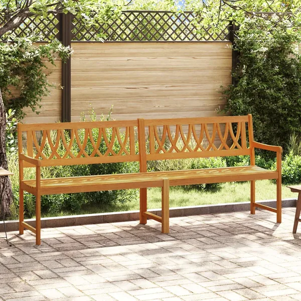 Banc extérieur Naturel 220 x 55,5 x 90 cm Bois d'Acacia Massif
