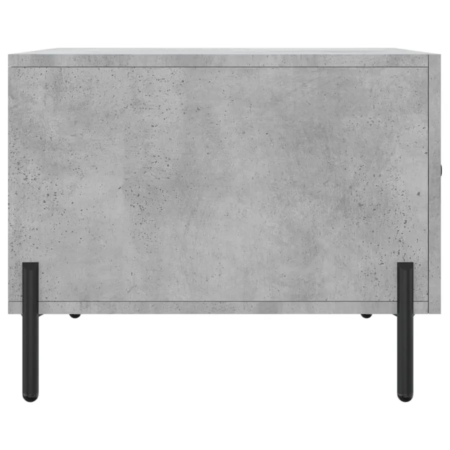 Tables basses 2 pcs gris béton 50x50x40 cm bois d'ingénierie - 8