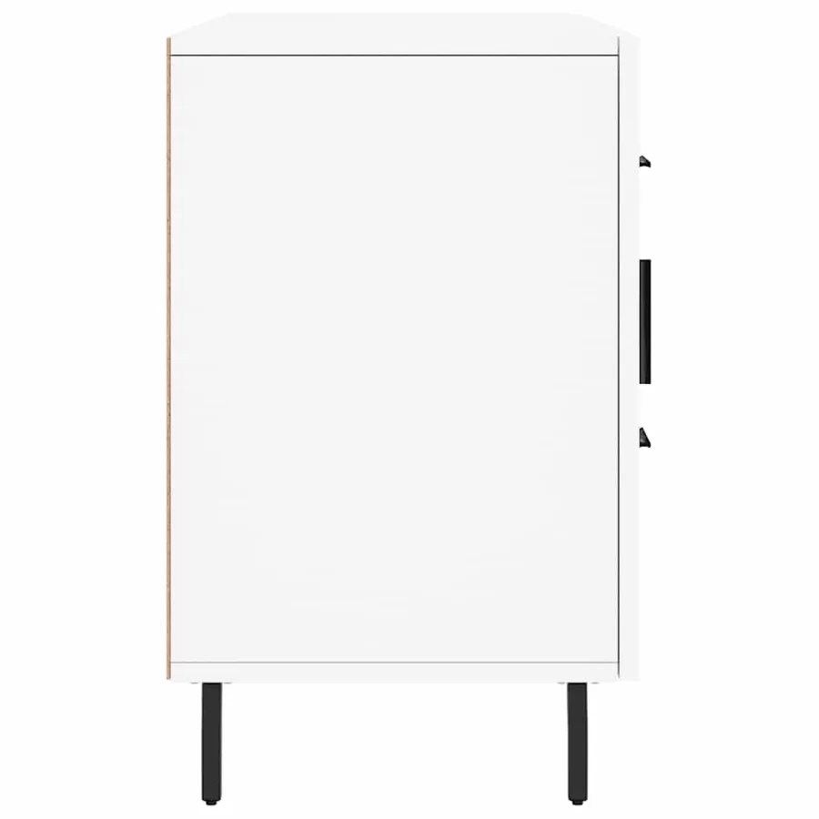 Buffet blanc 100x36x60 cm bois d'ingénierie - 7