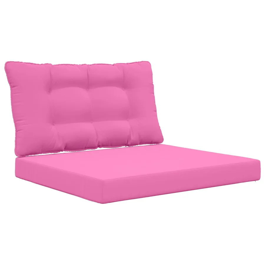 Coussin de canapé d'extérieur Polyester Rose 80 x 68,5 x 8 cm - 2