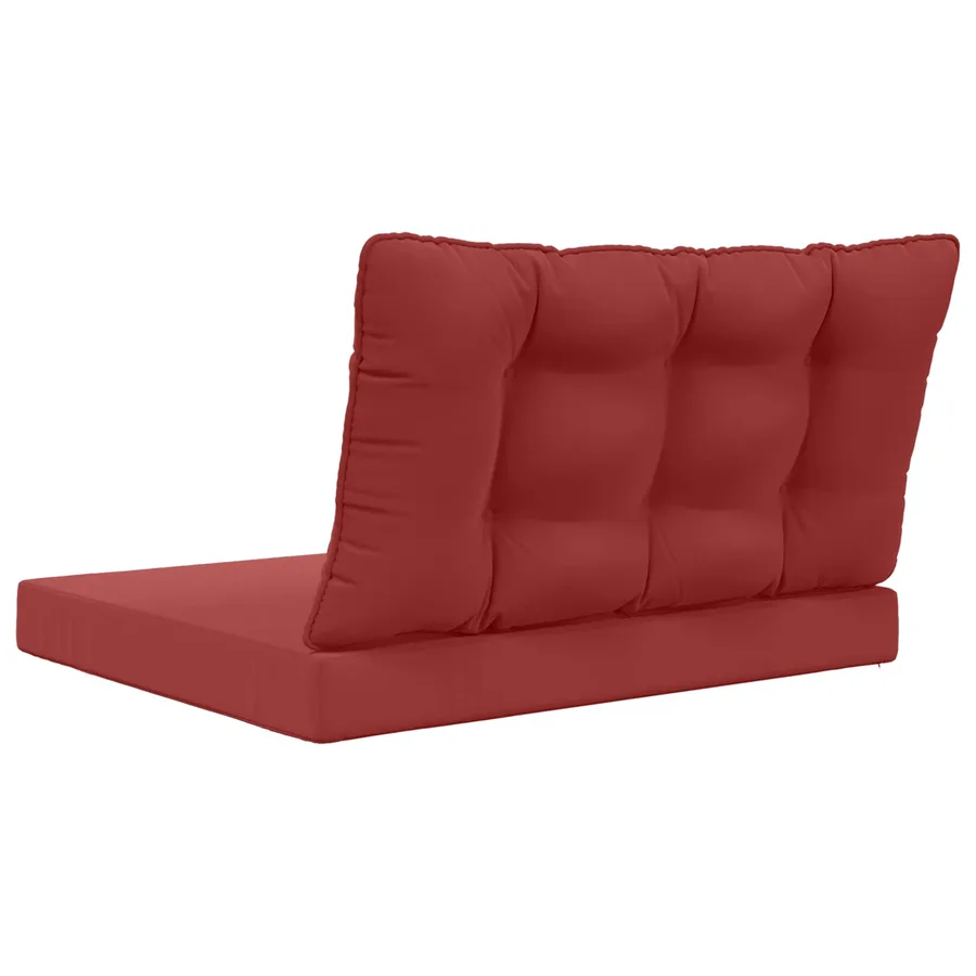 Coussin de canapé d'extérieur Polyester Bordeaux - 7