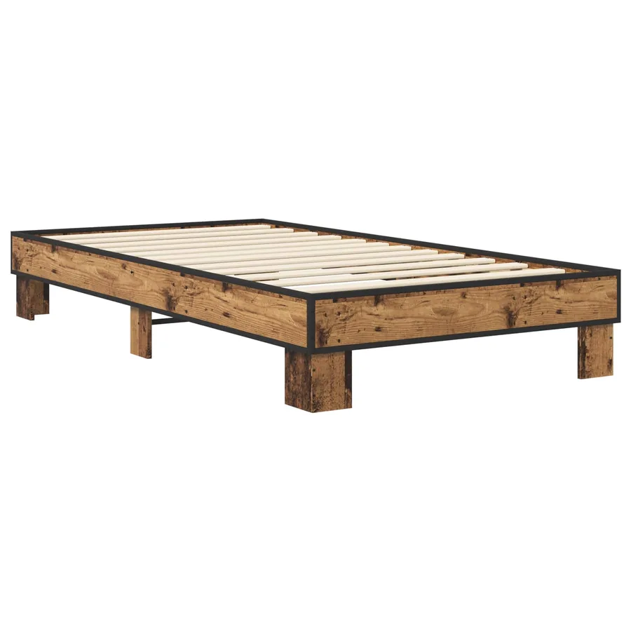 Cadre de lit Bois ancien 80 x 200 cm Bois d'ingénierie - 2