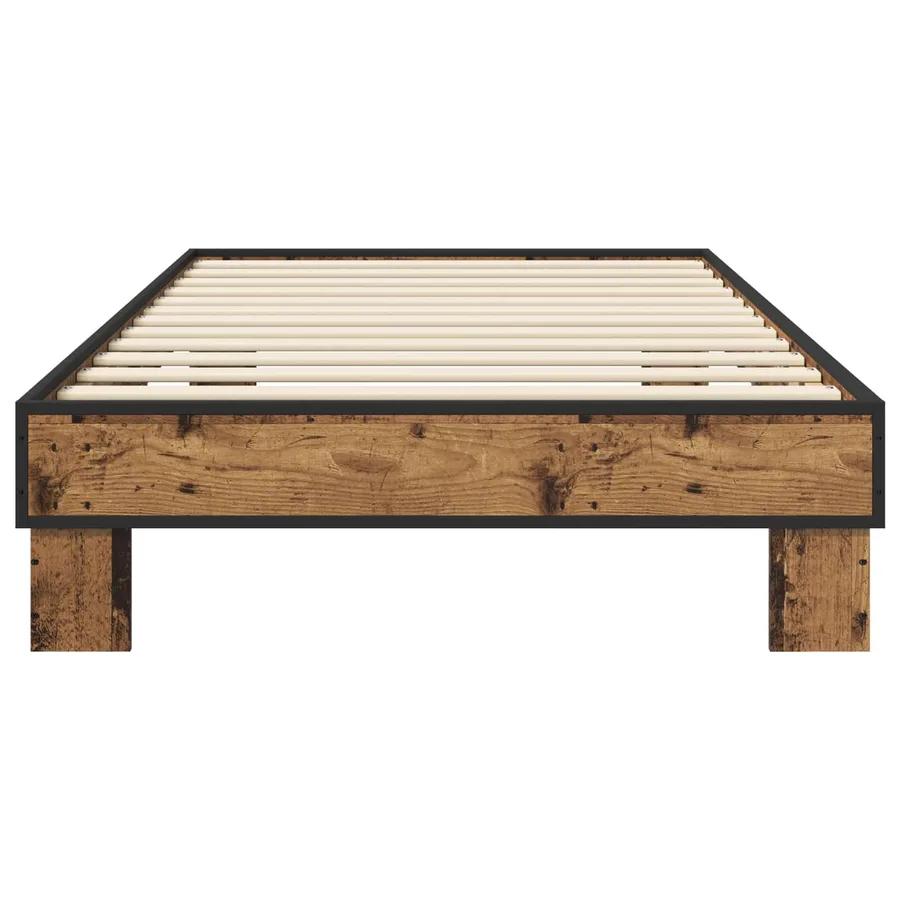 Cadre de lit Bois ancien 80 x 200 cm Bois d'ingénierie - 3