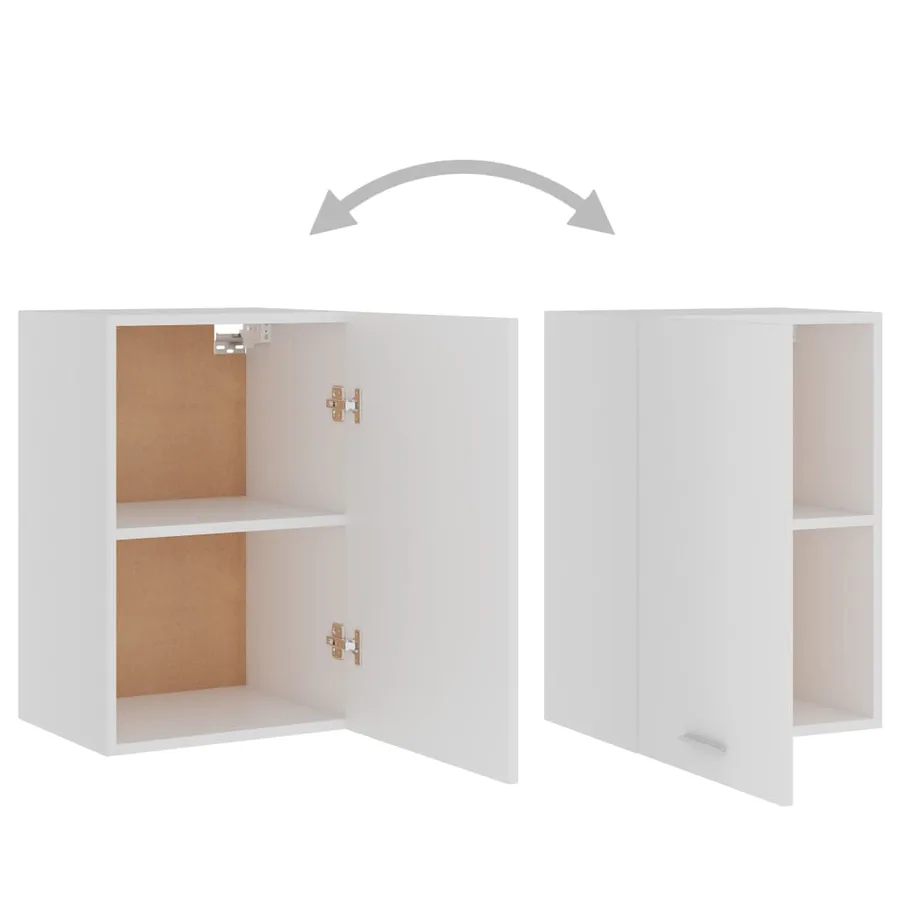 Armoire suspendue "Lyon" Blanc 39,5 x 31 x 60 cm Bois d'ingénierie - 4