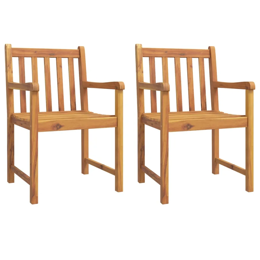 Ensemble à manger de jardin 3 pcs Bois d'acacia solide - 3