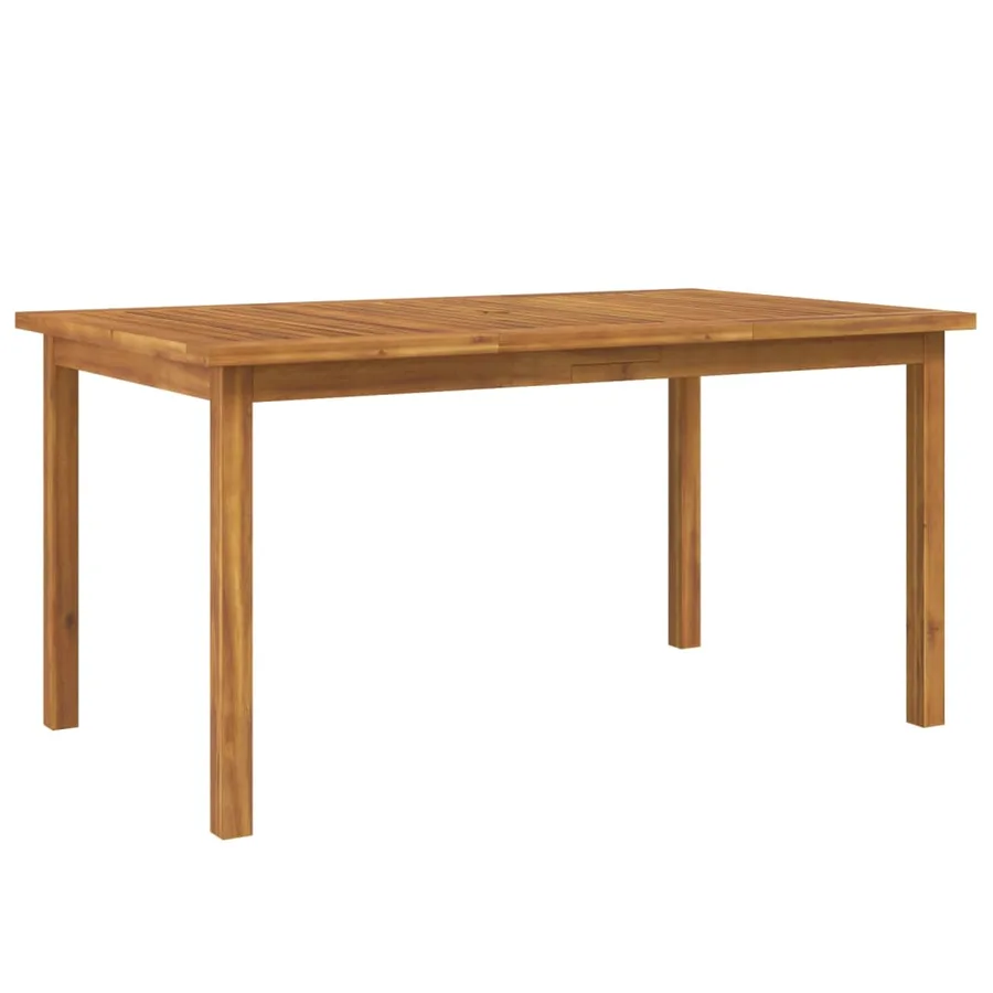 Ensemble à manger de jardin 5 pcs Bois d'acacia solide - 6