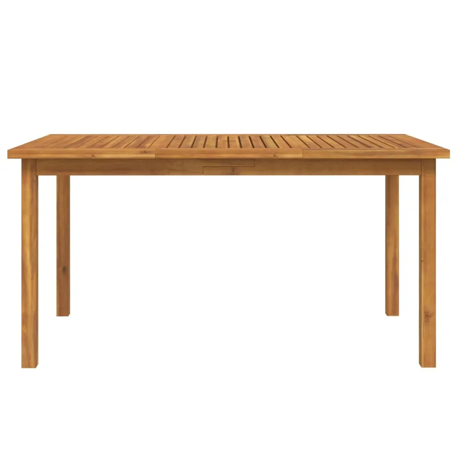 Ensemble à manger de jardin 5 pcs Bois d'acacia solide - 7