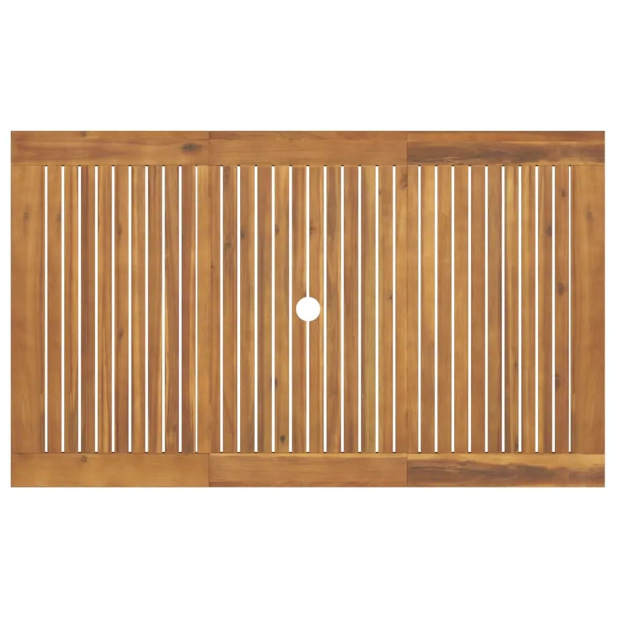 Ensemble à manger de jardin 5 pcs Bois d'acacia solide - 8