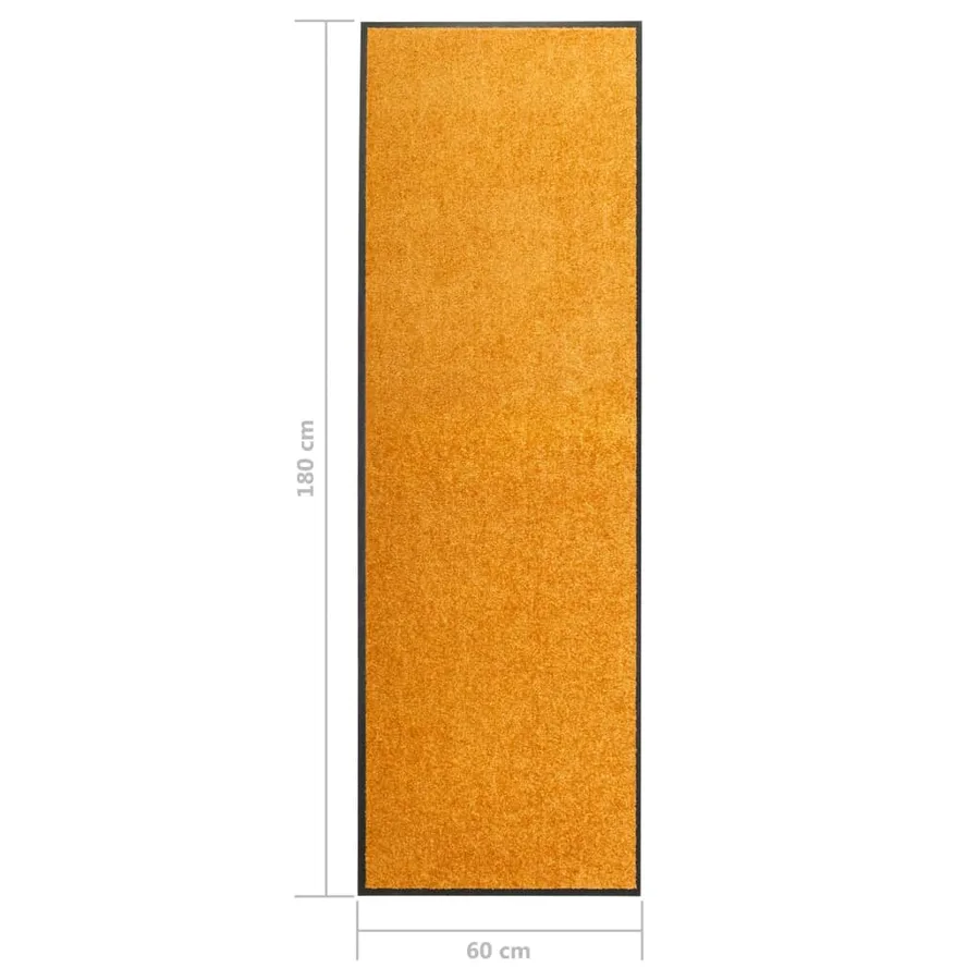 Paillasson lavable Orange 60x180 cm - 6