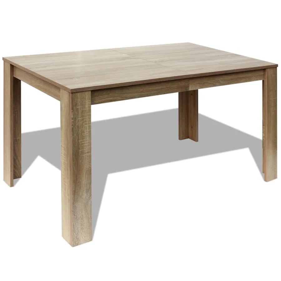Table à manger 140x80x75 cm chêne - 2