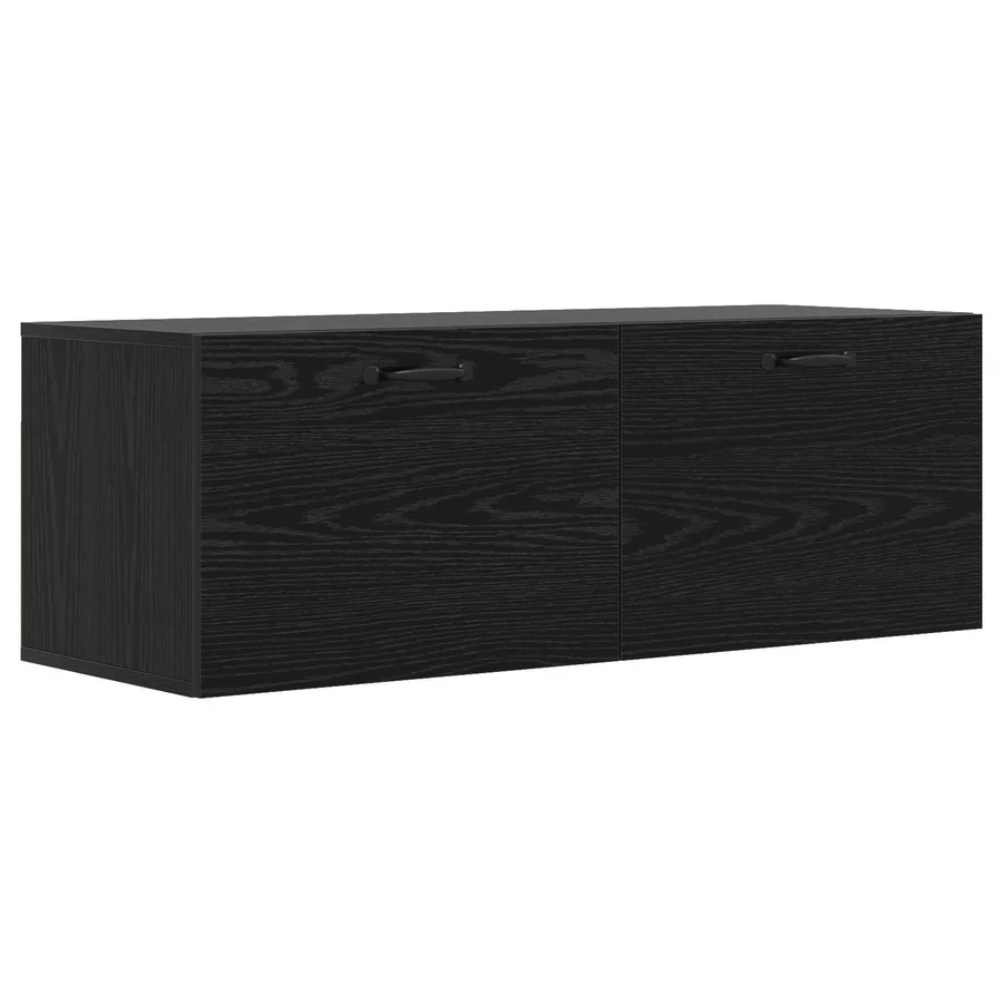 Meuble mural Chêne noir 100 x 36,5 x 35 cm Bois d'ingénierie