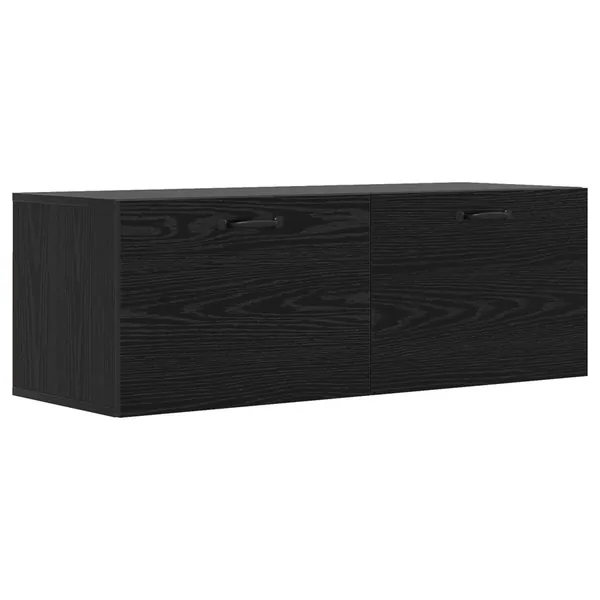 Meuble mural Chêne noir 100 x 36,5 x 35 cm Bois d'ingénierie