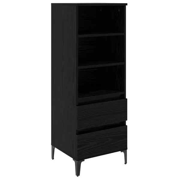 Haut Armoire Chêne noir 40 x 36 x 110 cm Bois d'ingénierie