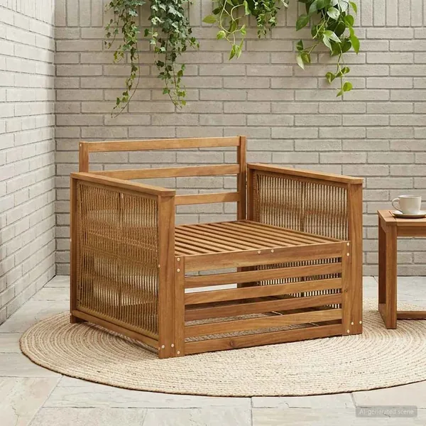 Sofa de milieu extérieur Naturel